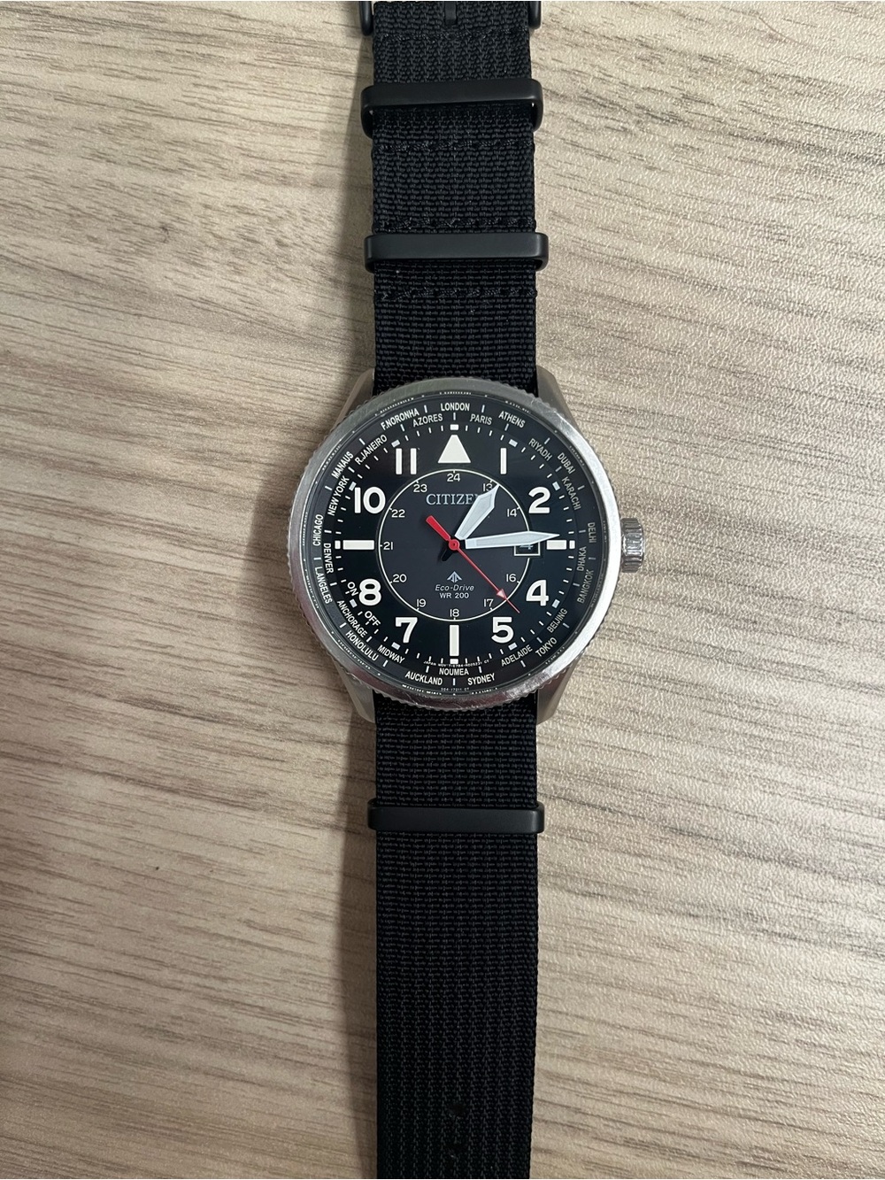 Citizen Men’s Black Field Watch Jacket Style